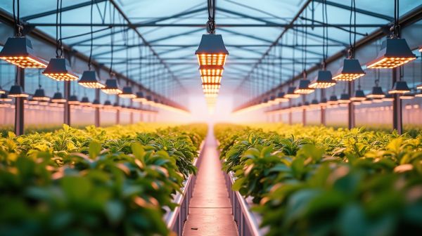 Améliorez vos cultures avec l'éclairage led horticole pour les professionnels