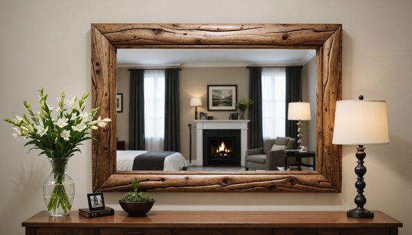 Déco miroir bois : élégance naturelle pour votre intérieur
