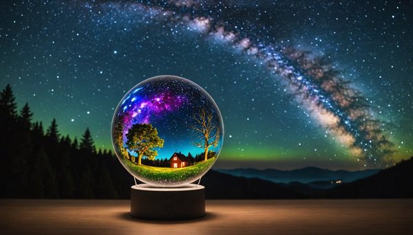 Éveillez vos nuits avec une veilleuse galaxie enchantée